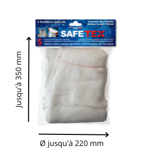 PREFILTRES CARTOUCHE SAFETEX® TAILLE 02